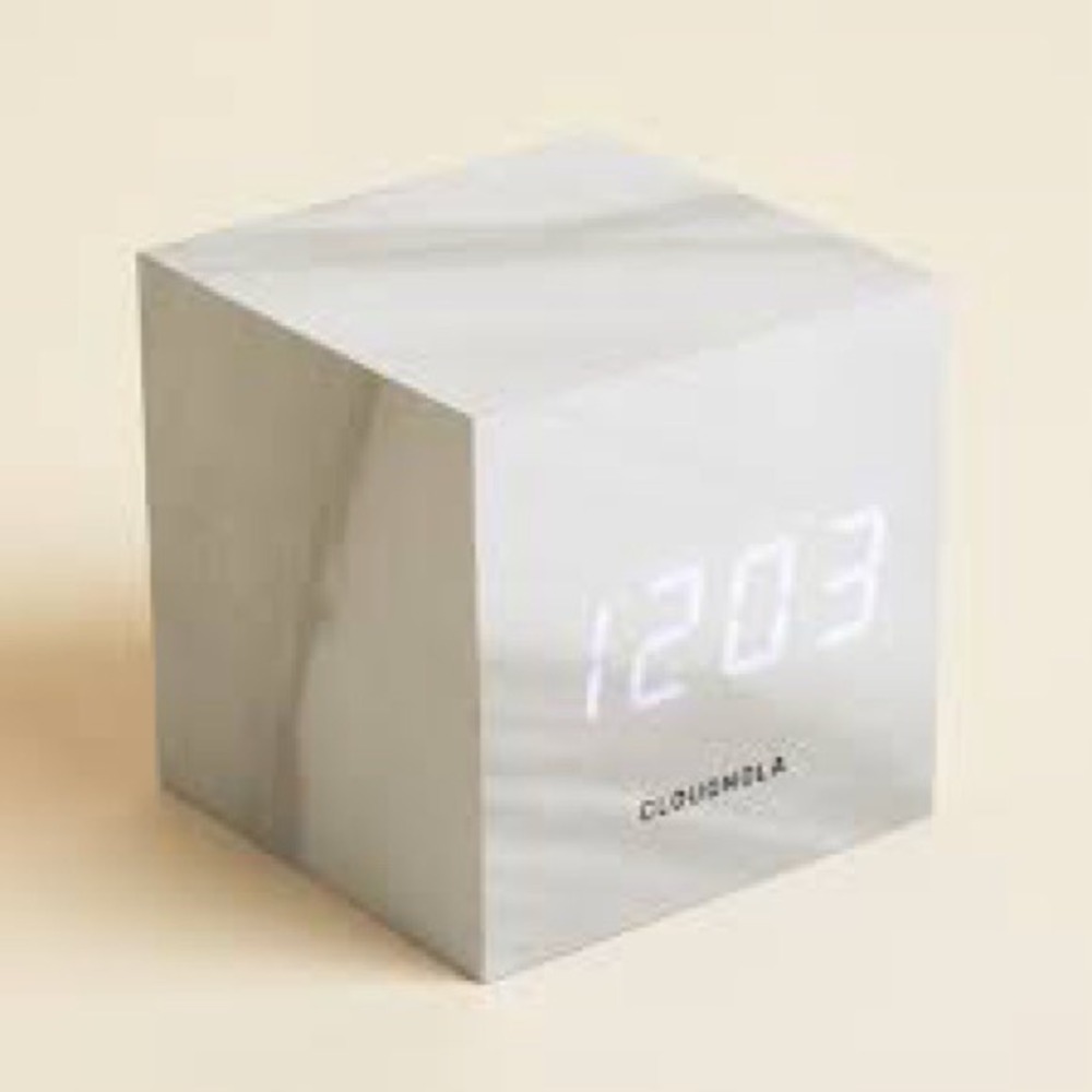 Cloudnola Block Clock LED Alarm Time Temp Date New in Box